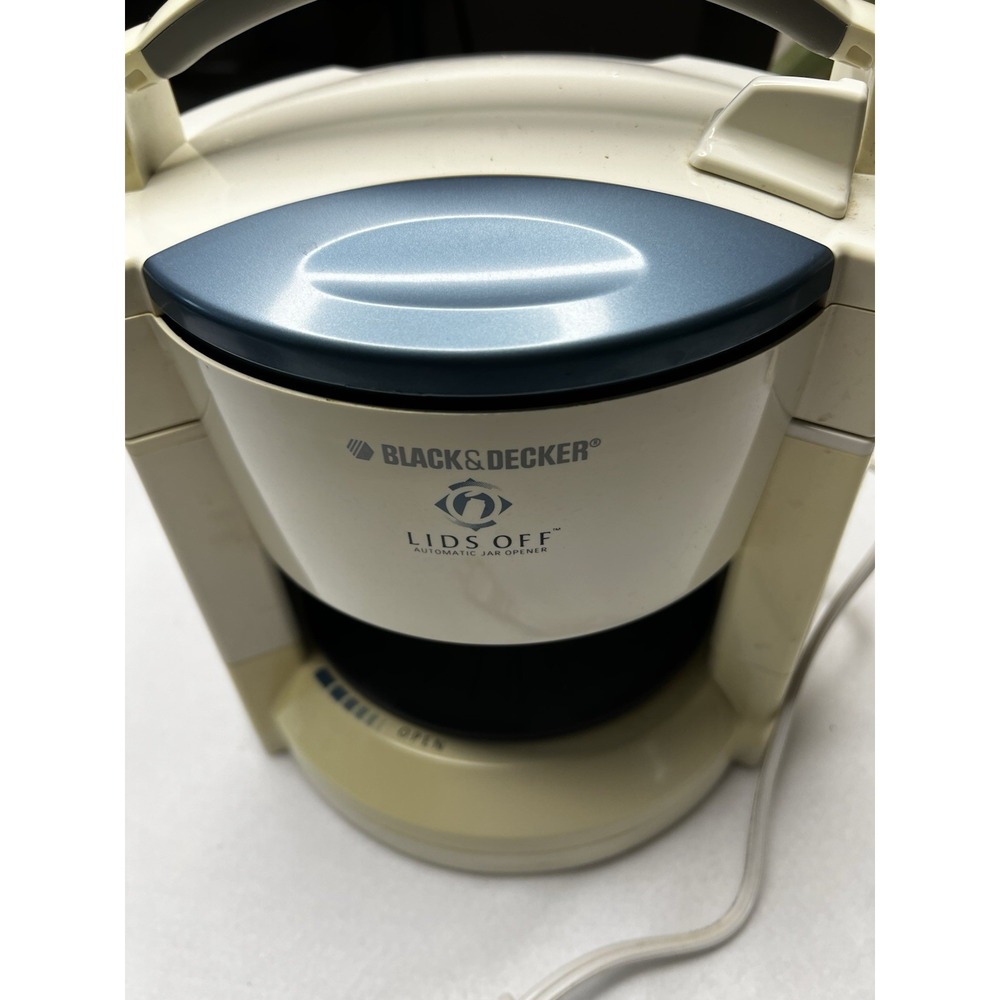 Black & Decker Lids Off Automatic Electric Jar Opener Model JW200 Tested Work